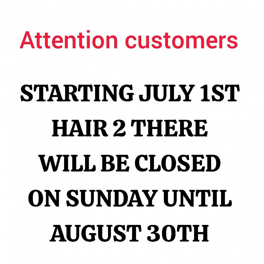 Summer hours